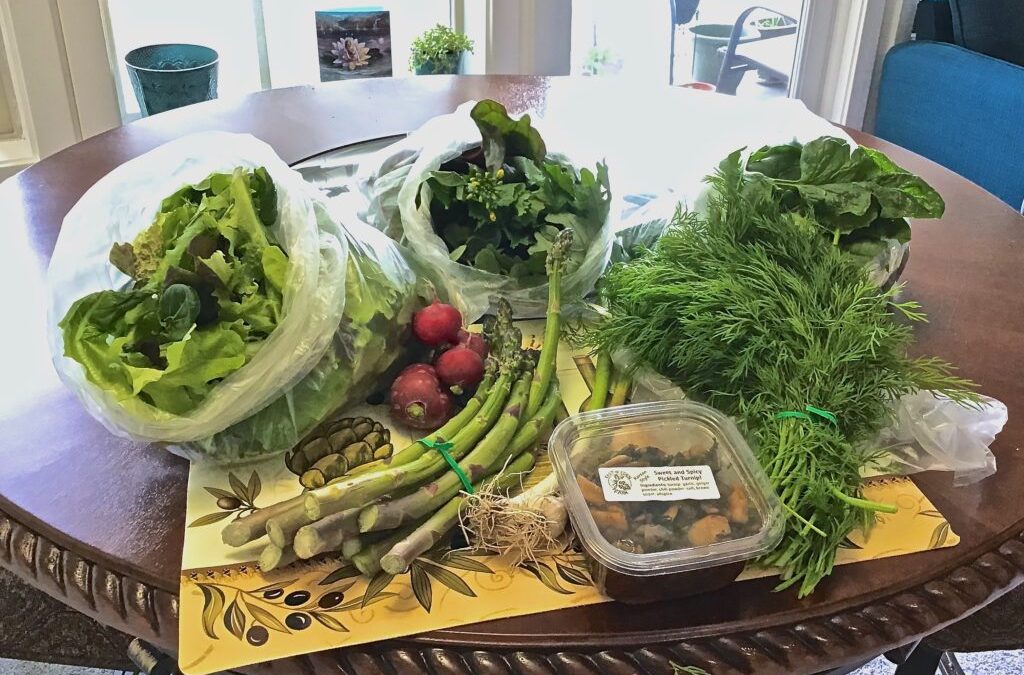 It’s First CSA box day!